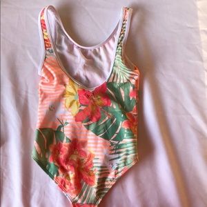 Roxy Girls Lush Florals One Piece Swimsuit